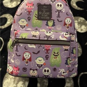 Loungefly Purple Nightmare Before Christmas Backpack